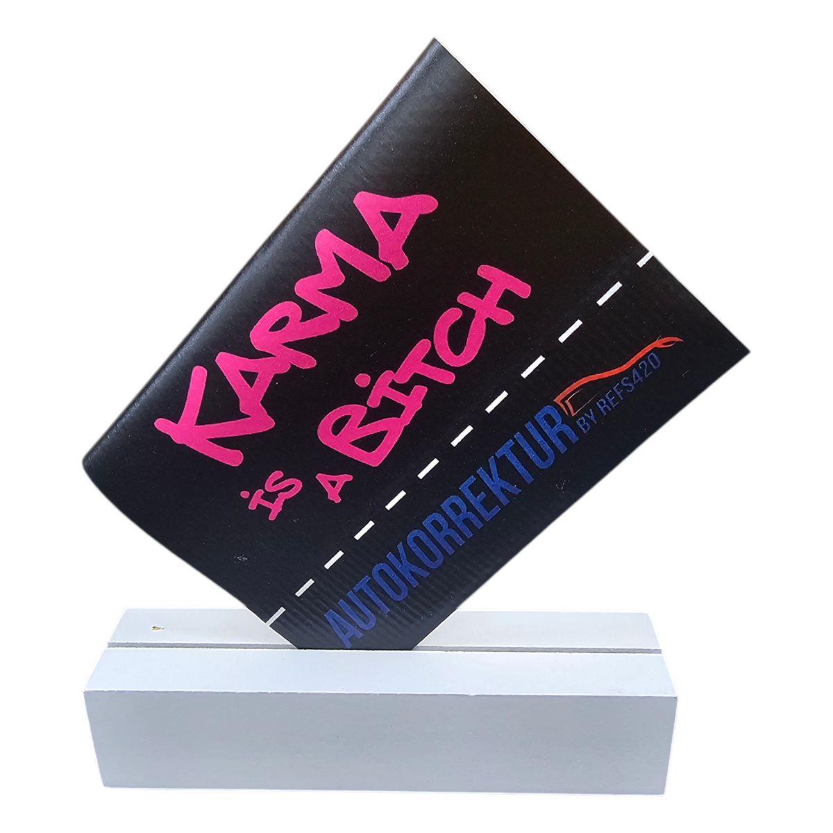 Karma is a Bitch Carflag – image 4