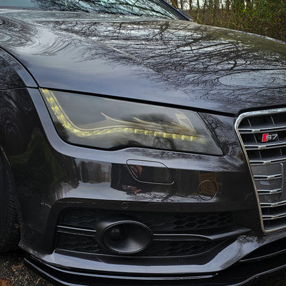 Headlight Cover Set for Audi A7 S7 RS7 C7 4G – image 2