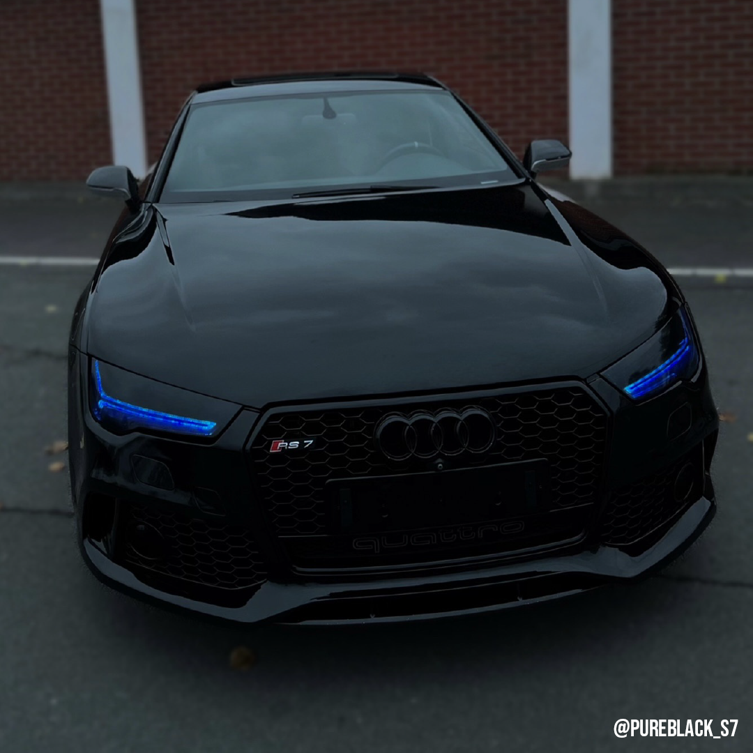 Headlight Cover Set for Audi A7 S7 RS7 C7 4G – image 3