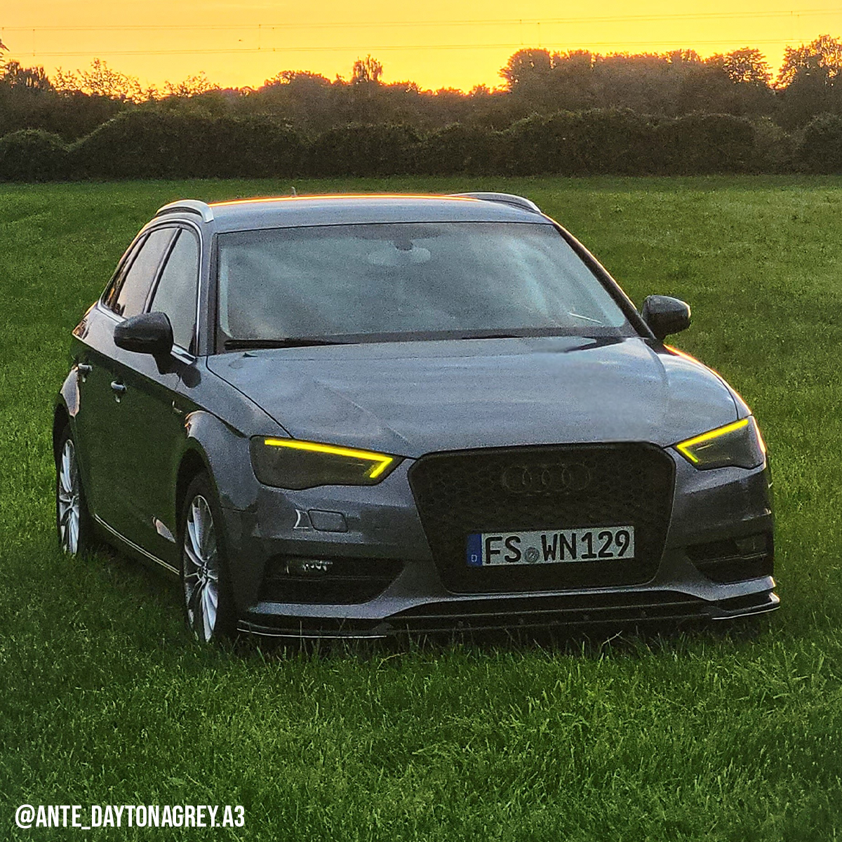 Headlight Covers for Audi A3 RS3 S3 8V – image 3