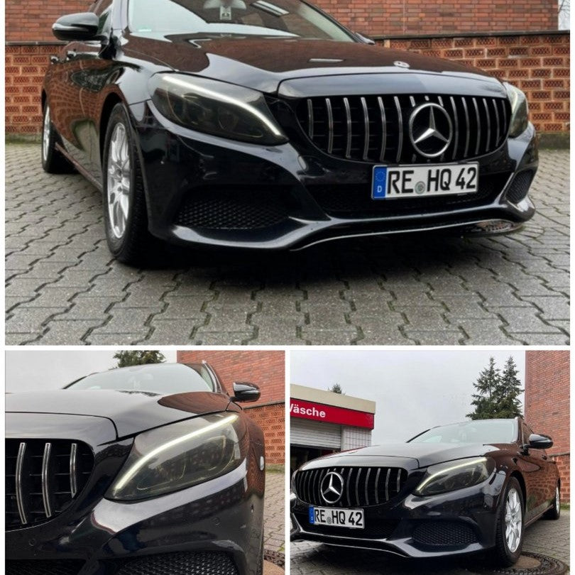 Headlight Covers for Mercedes Benz C63 C43 W205 C180 C200 C260L C280 C3 – image 3