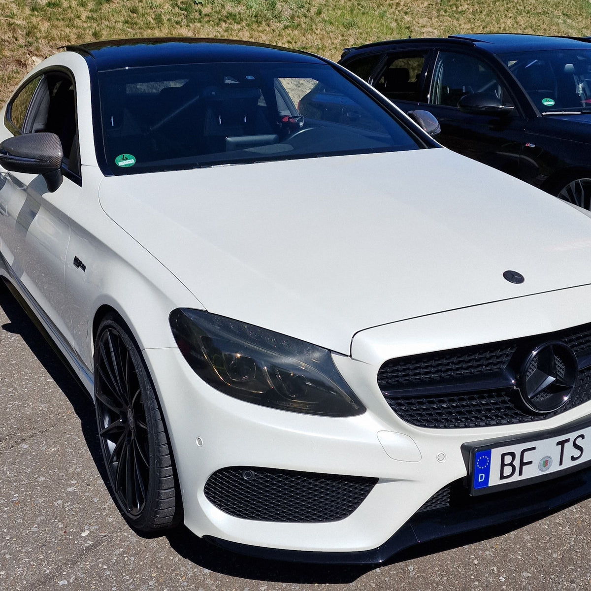 Headlight Covers for Mercedes Benz C63 C43 W205 C180 C200 C260L C280 C3 – image 6