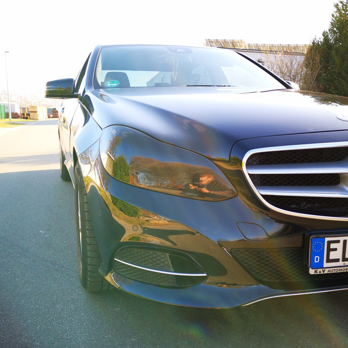Headlight Covers for Mercedes Benz W212 S212 V212 C207 A207 – image 3