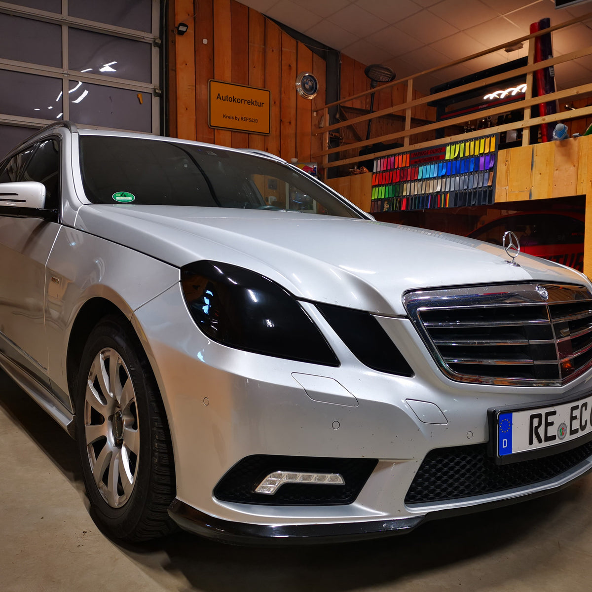 Headlight Covers for Mercedes Benz W212 S212 V212 C207 A207 – image 5