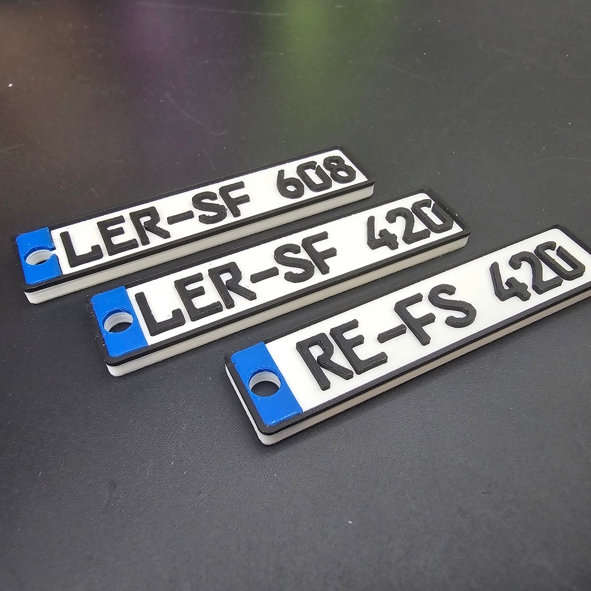 License Plate Key Ring – image 1